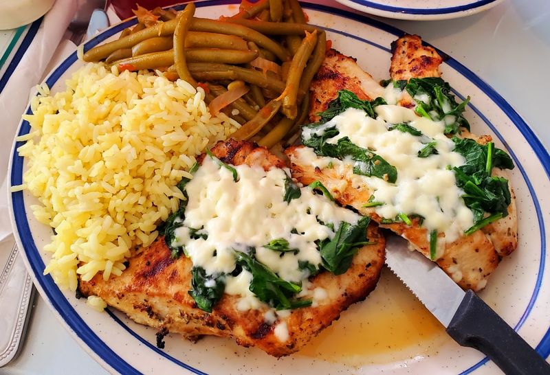 Chicken Gyro Platter, Generous And Tender