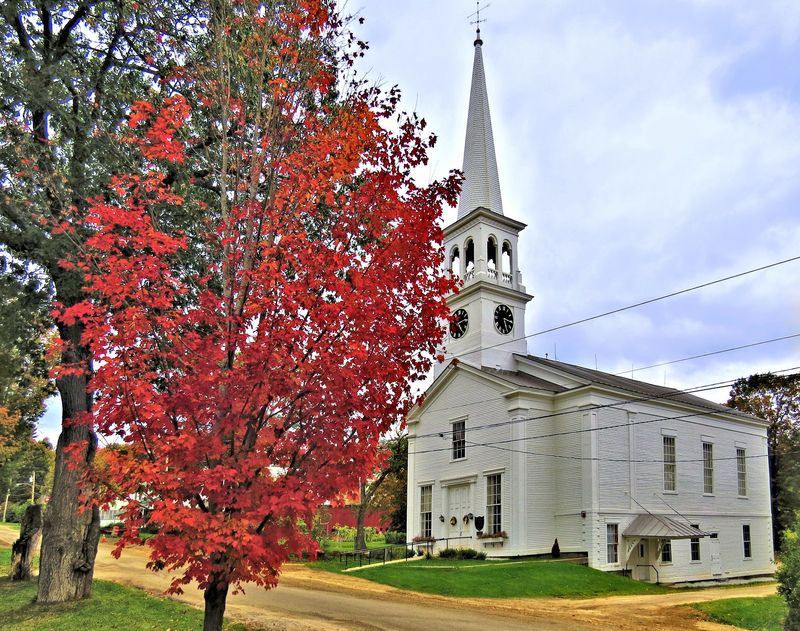 The Iconic Peacham Congregational Church