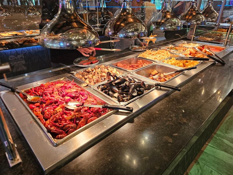 The Incredible Variety Of Food On The Buffet Line The Incredible Variety Of Food On The Buffet Line