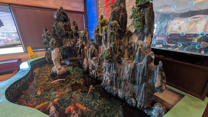 The Indoor Koi Pond Adds A Calm Touch The Indoor Koi Pond Adds A Calm Touch