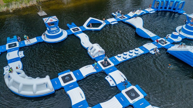 The Inflatable Aqua Park Obstacle Course The Inflatable Aqua Park Obstacle Course