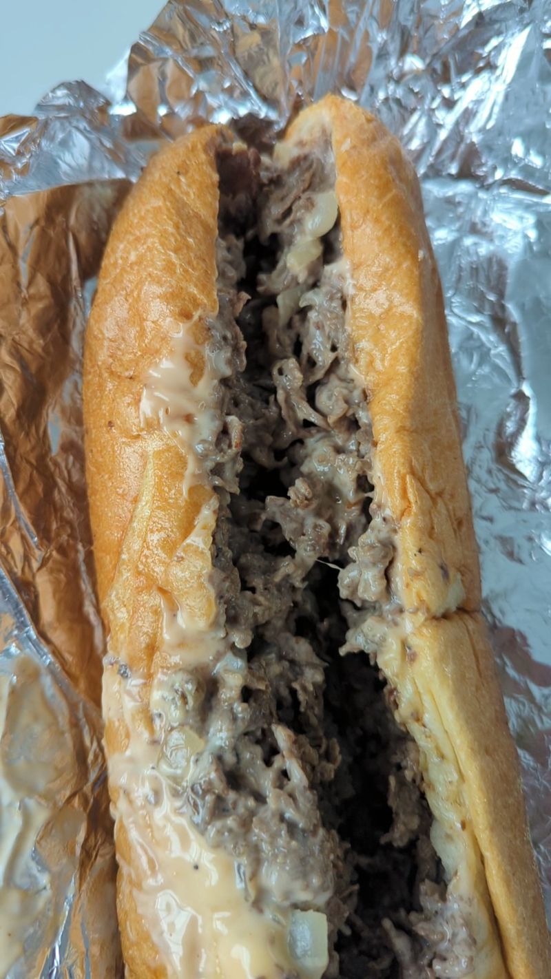 The Generous Portions of Tender Shaved Ribeye