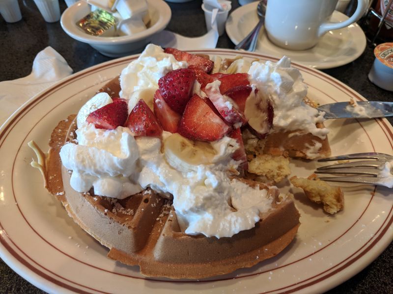 Waffles With Beach-Day Crisp