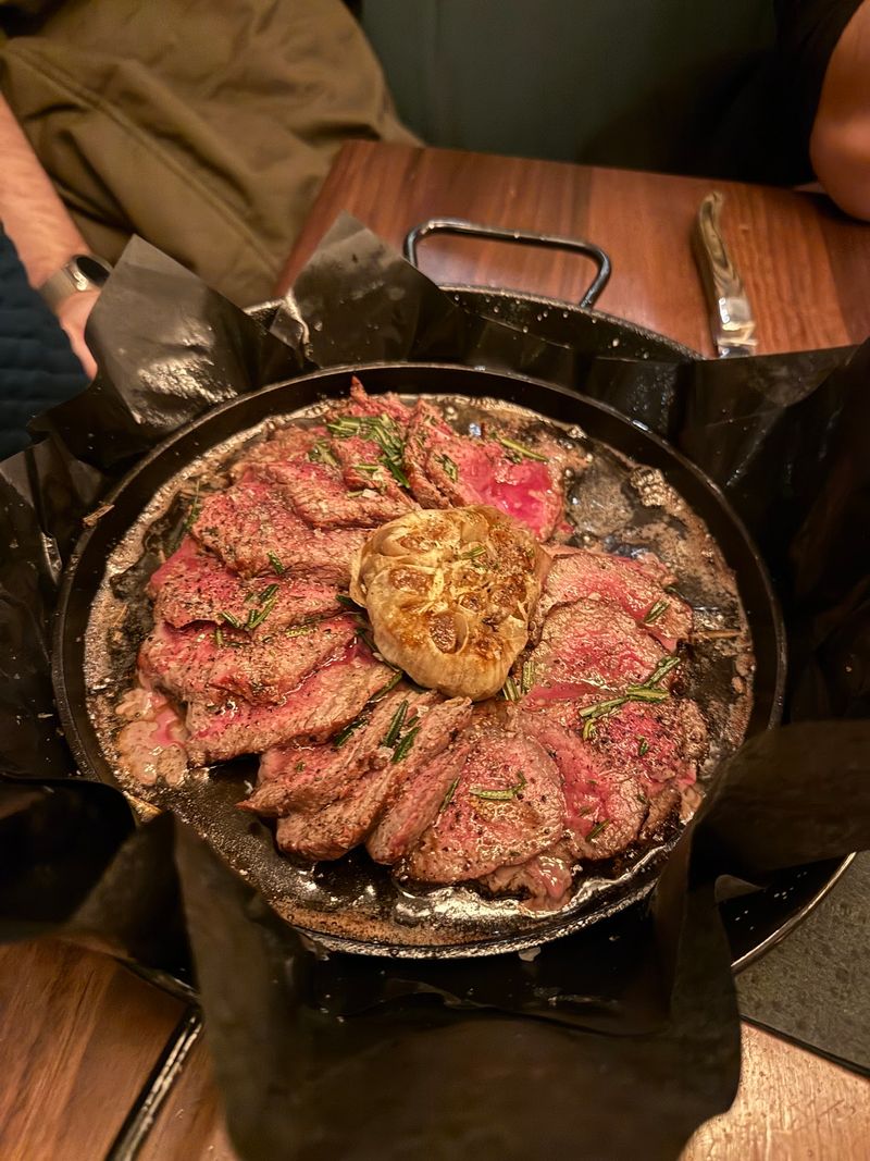 The Julie Steak Sizzles Right At Your Table