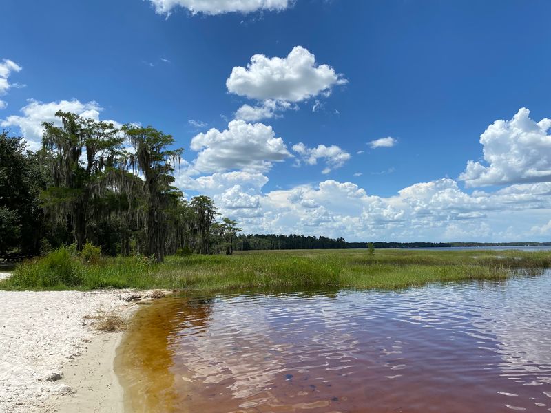 The Lake's Natural Red Color Is Not What You Think The Lake's Natural Red Color Is Not What You Think