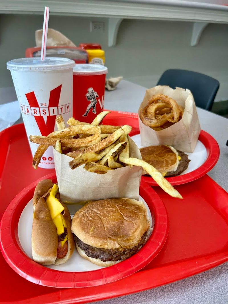 Hand-Cut Onion Rings And Golden Fries