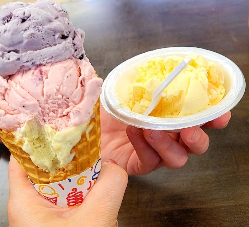 The Legendary Homemade Peach Ice Cream
