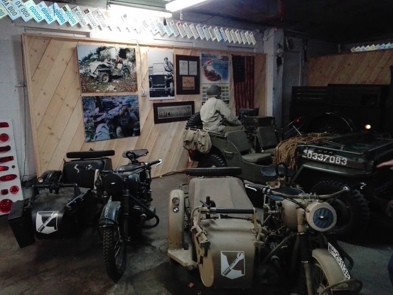 War Memorabilia and Historical Items on the Walls