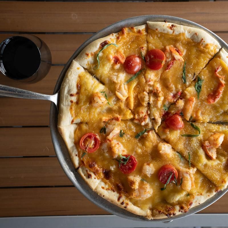 The Lobster And Shrimp Pizza Is A Must-Try Signature Dish