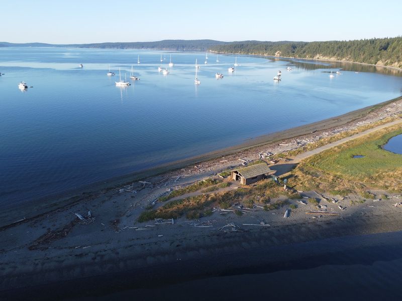 The Long Sandy Spit That Gives The Park Its Name