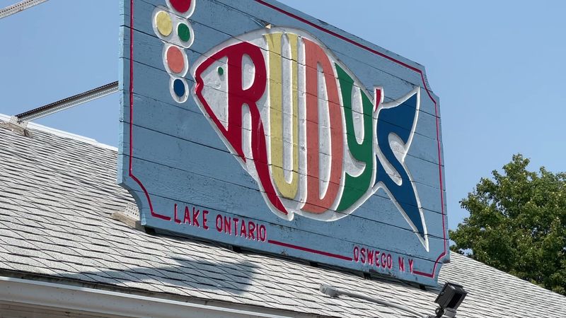 Rudy's Lakeside Drive-In, Oswego, New York (Offers Waterfront Views)