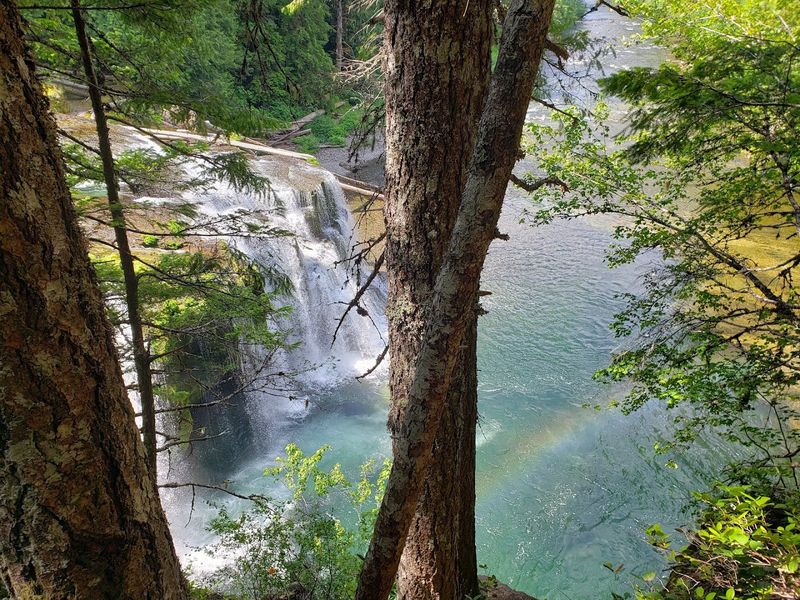 The Lower Lewis River Falls Up Close The Lower Lewis River Falls Up Close