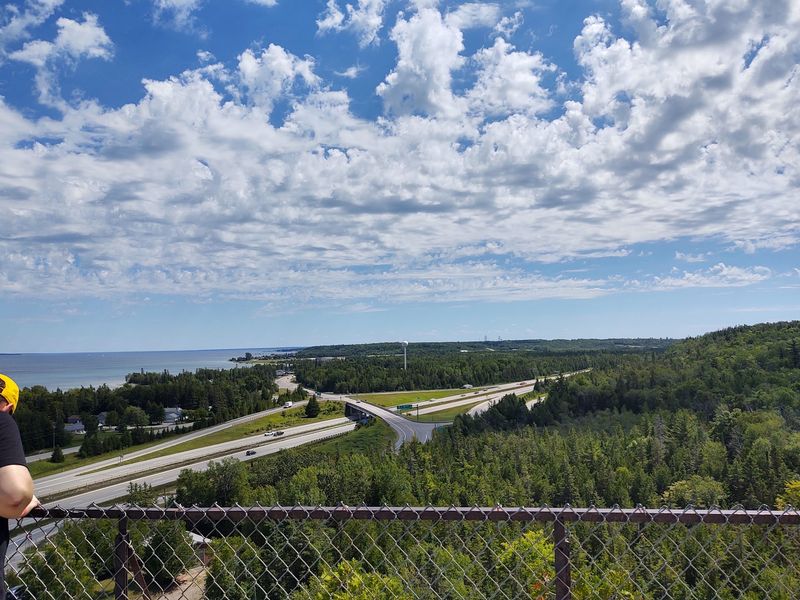 The Mackinac Bridge Steals The Show From Way Up Here
