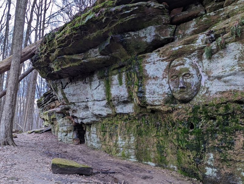 The Mysterious Face Carvings Hidden In Stone