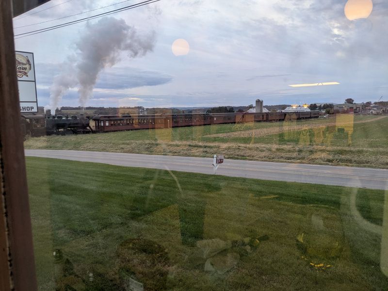 Steam Trains Roll Past Your Window While You Eat