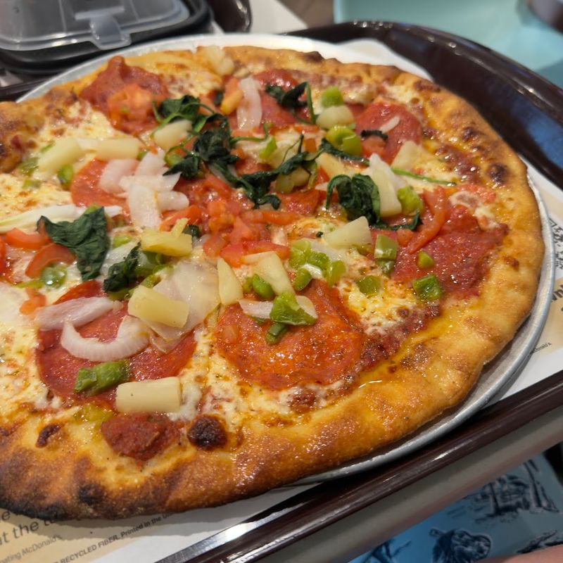 The Menu Goes Way Beyond Burgers With Pizza, Pasta, And Belgian Waffles