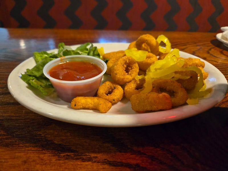 Fried Calamari With Banana Peppers Is A Crowd Favorite