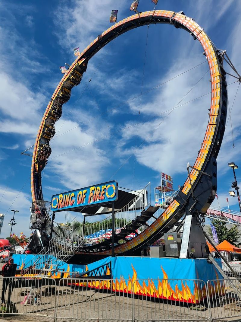 The Midway Rides and Games Section Is Pure Adrenaline