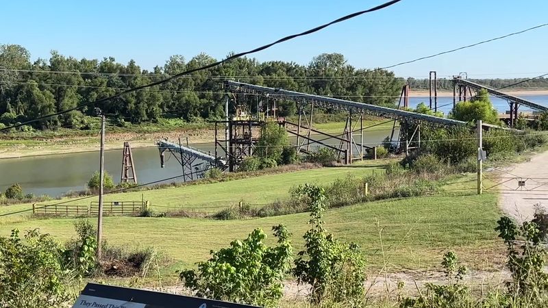 The Mississippi River Frames The Celebration