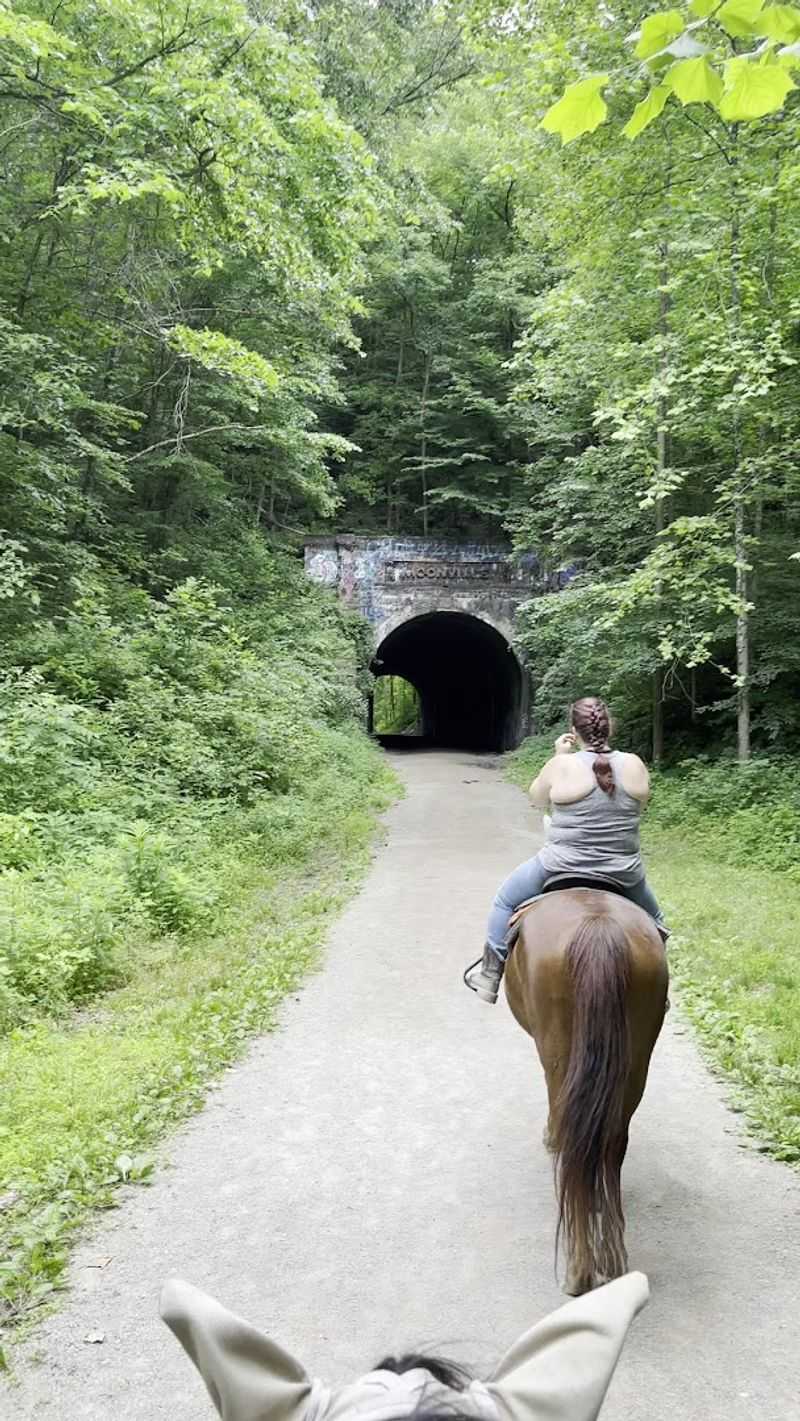 The Moonville Tunnel Ride