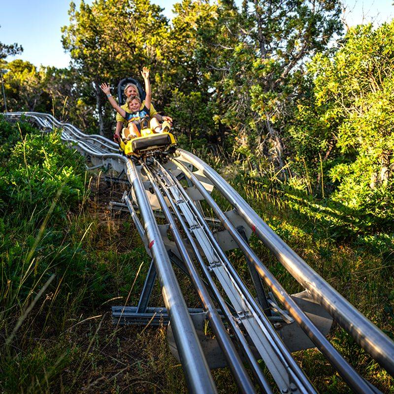 The Mountain Coaster Gives Riders The Brake The Mountain Coaster Gives Riders The Brake