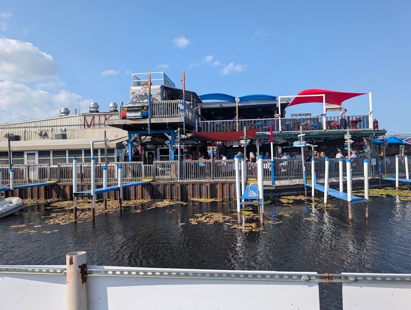 The Nautical Mile Ends At A Dockside Table