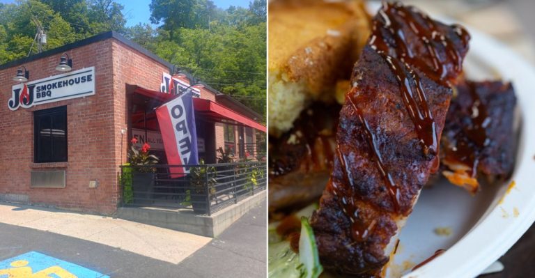 The New York Smokehouse Tucked Behind A Gas Station That Beats Every Roadside Stop