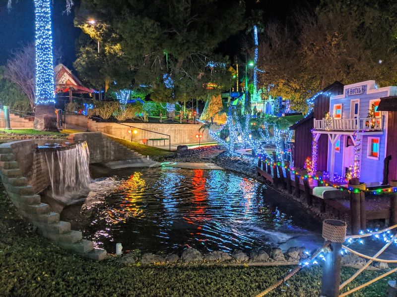 The Nighttime Slide Experience 