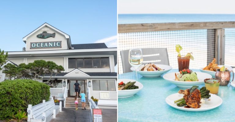 The North Carolina Coastal Café Where Ocean Views Steal The Show (But The Shrimp Is Even Better)