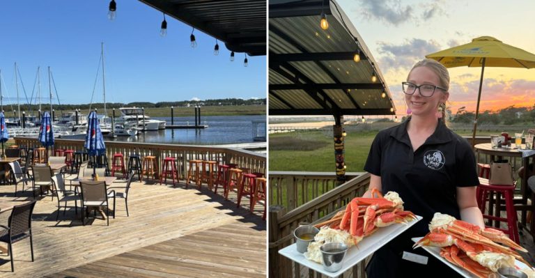 The North Carolina Dockside Grill Cooking Shrimp The Old-Fashioned Way