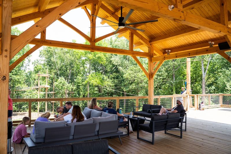 The Observation Deck Keeps Non-Participants Comfortable The Observation Deck Keeps Non-Participants Comfortable
