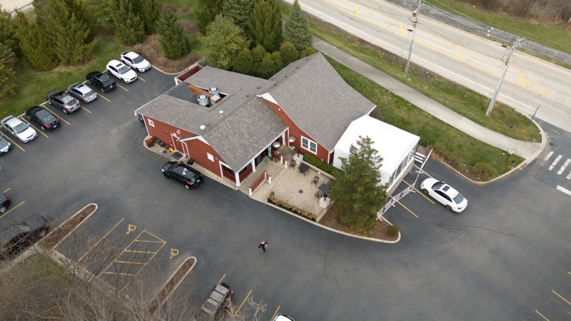 The Iconic Bright-Red House Exterior