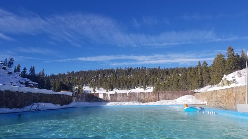 The Olympic-Size Hot Springs Pool That Actually Delivers