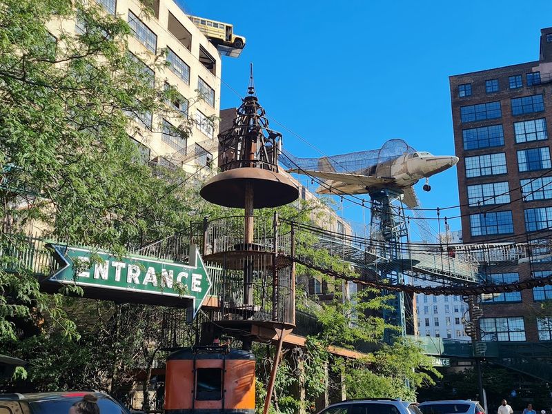 The Outdoor Climbing Structure That Defies All Logic