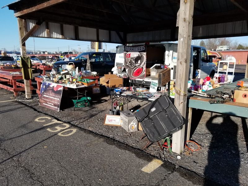 The Outdoor Flea Market Behind The Barns