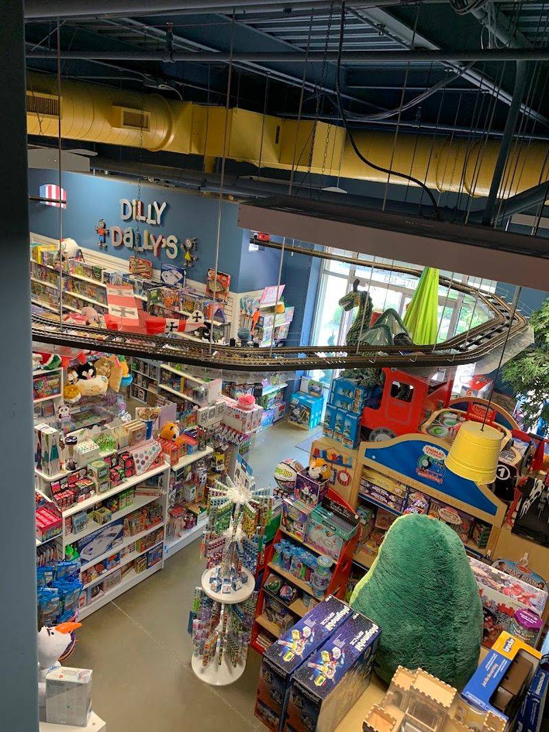 The Overhead Train Brings The Store To Life The Overhead Train Brings The Store To Life
