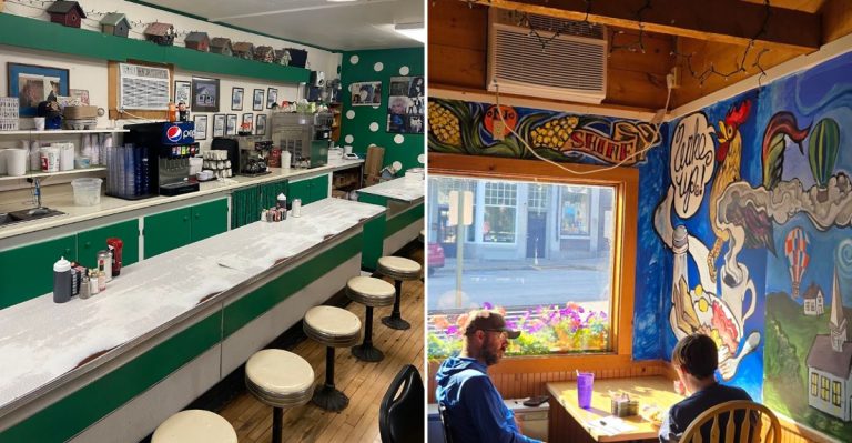 The Pancakes At This Tiny Maine Diner Are Bigger Than Your Breakfast Plans