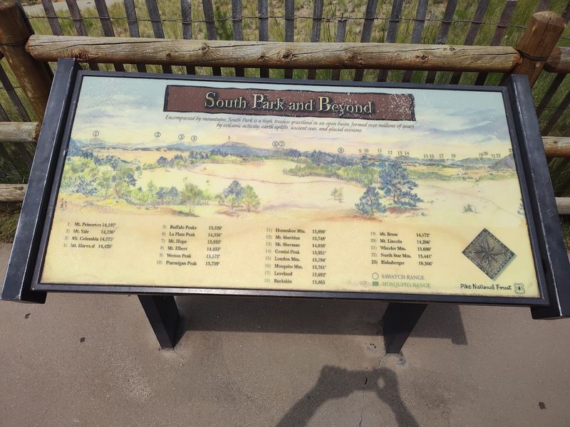 The Panoramic Overlook With A Mountain ID Map