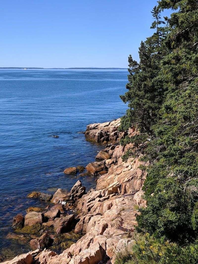 Tide Pools Along The Rocky Shore 
