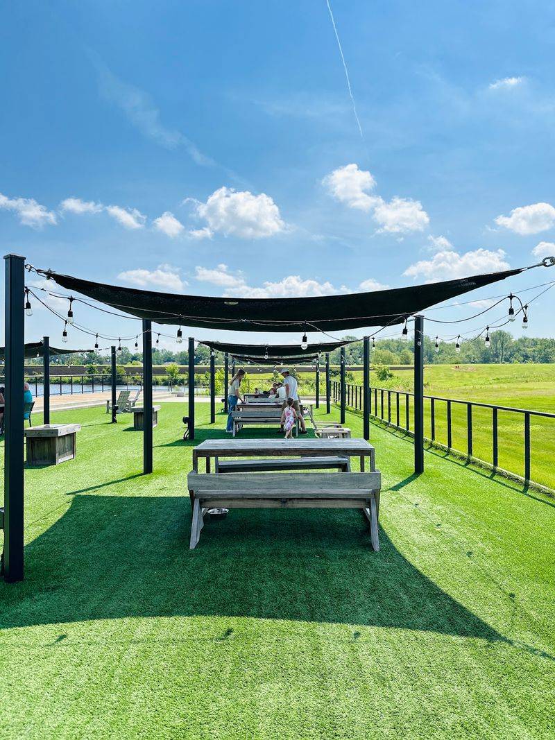 The Patio Was Made For Plane Watching
