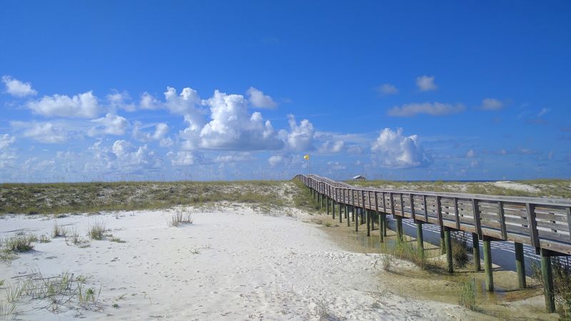 The Peaceful Boardwalk And Dune Views The Peaceful Boardwalk And Dune Views