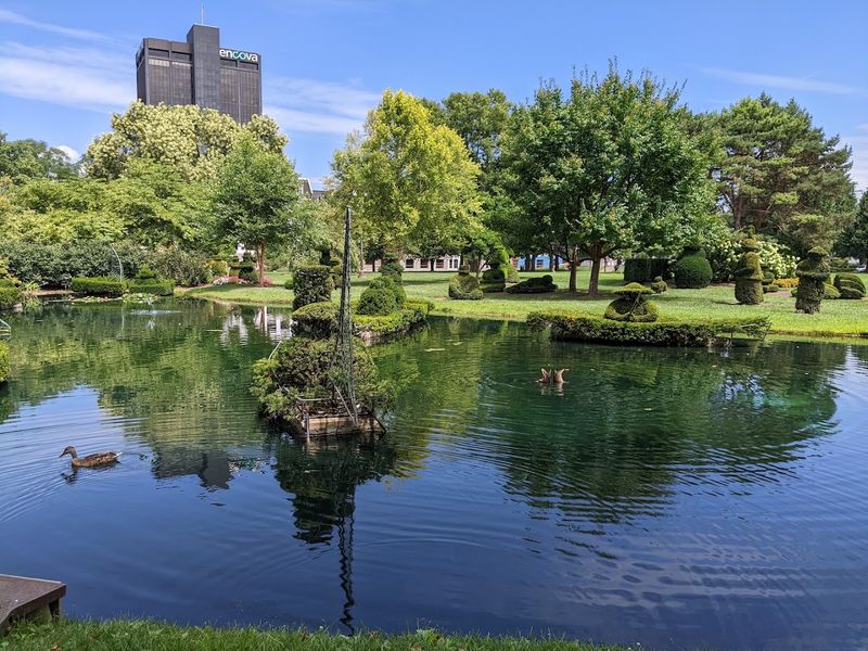 The Peaceful Pond At The Center Of It All