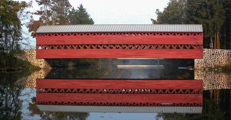 The Pennsylvania Covered Bridge Locals Call The Most Beautiful In The State