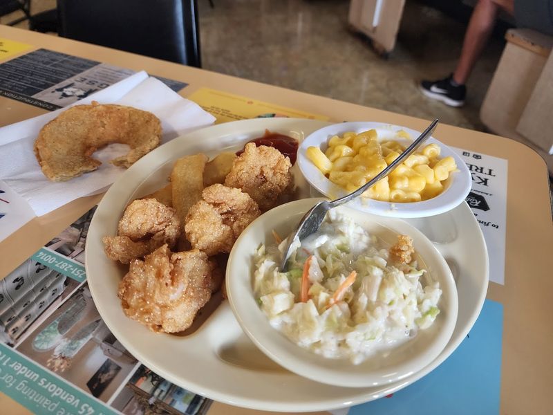 The Po'Boys And Seafood Side Of The Menu