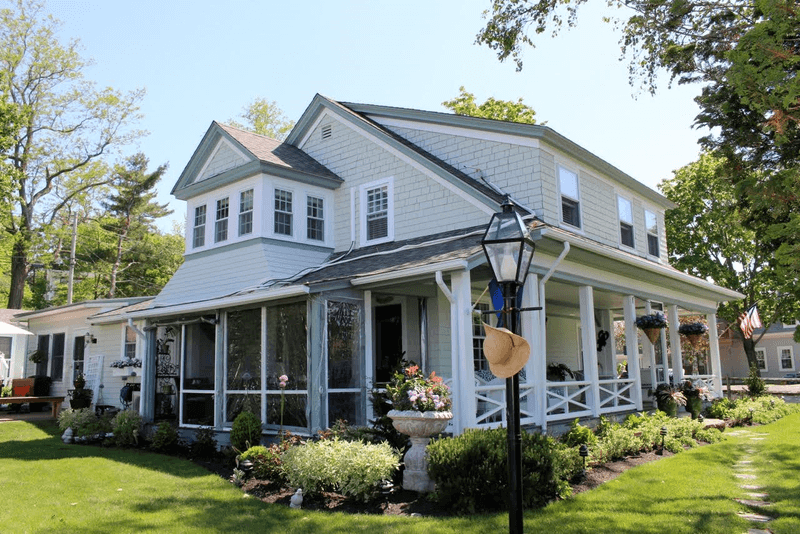 The Porch And Gardens Beg You To Slow Down