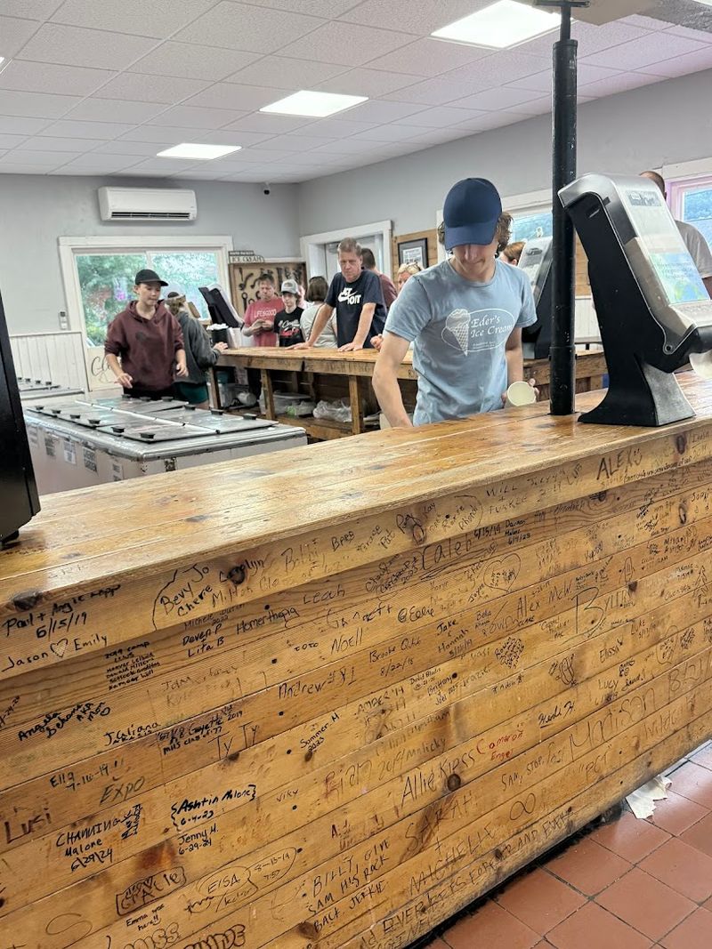 Homemade Ice Cream Made Right On The Premises