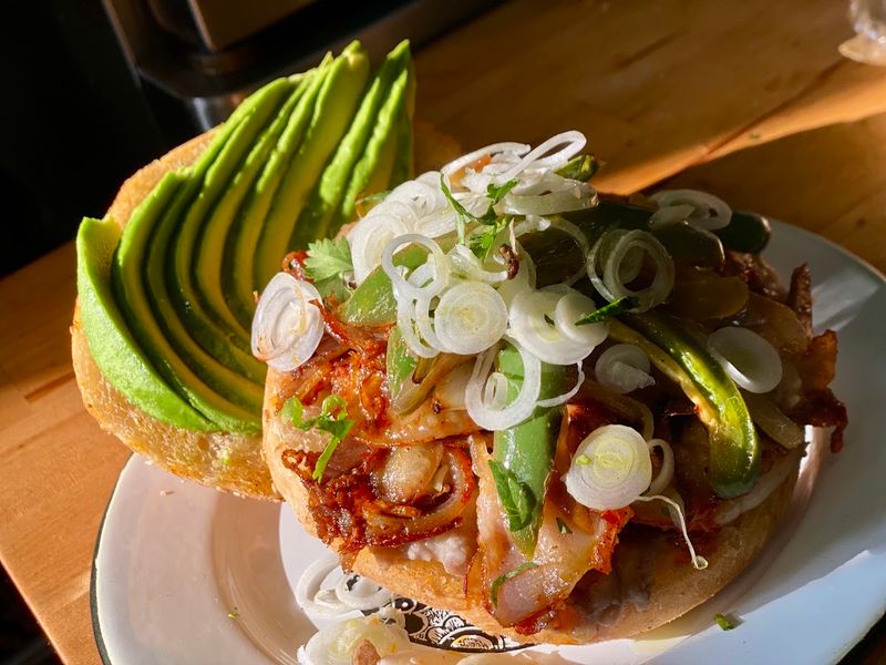 The Rabbit Tinga Tostadas