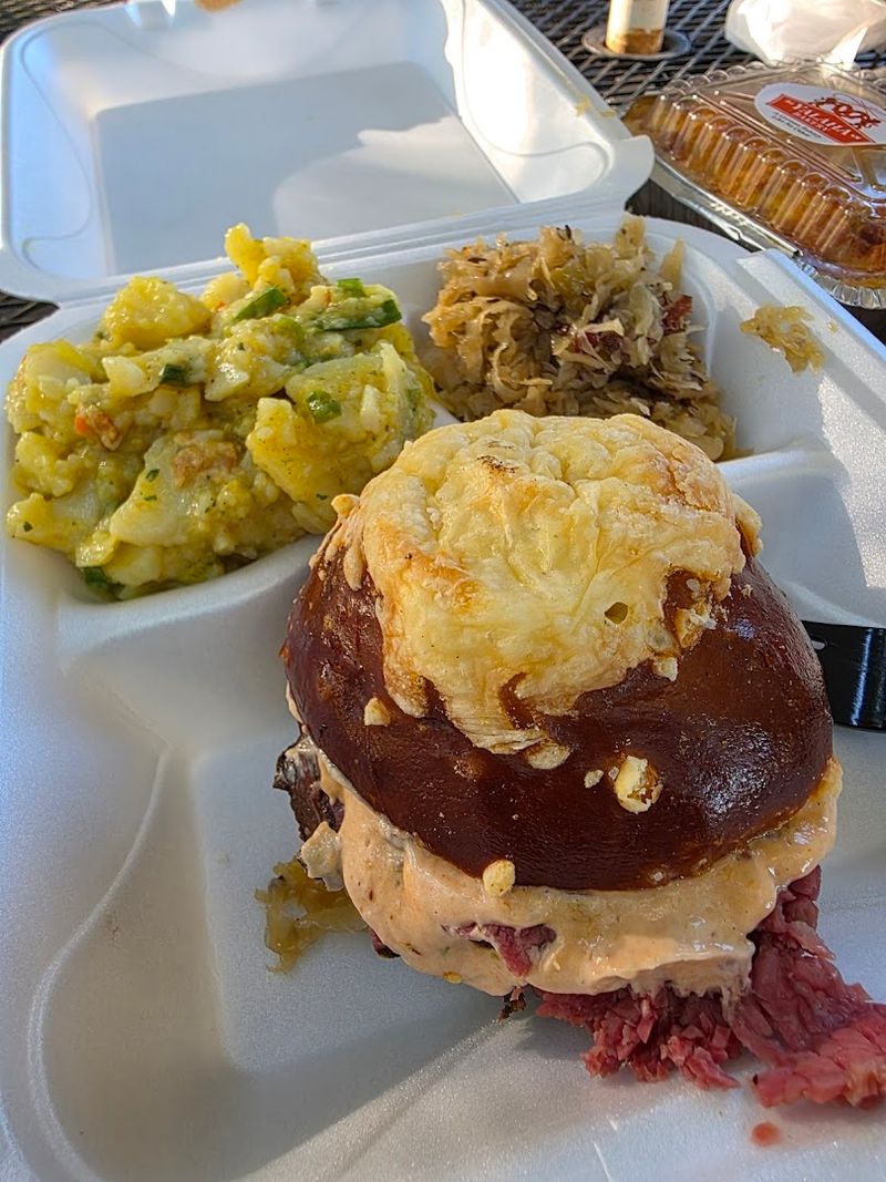 The Reuben Pretzel Sandwich Is A Must-Order