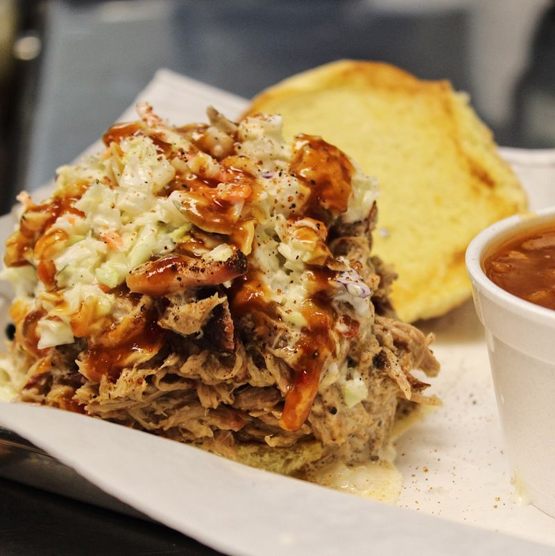 Pulled Pork And The Signature Fatback Sandwich