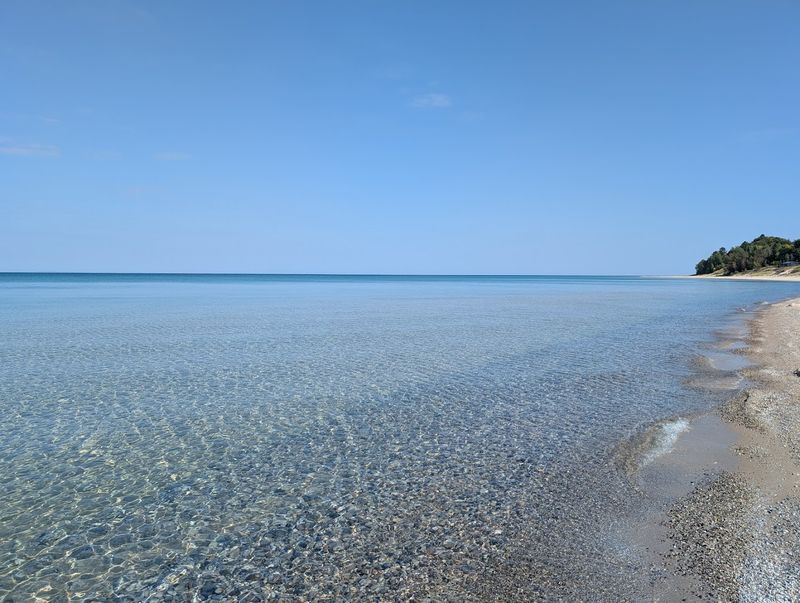The Road Runs Out At Lake Michigan The Road Runs Out At Lake Michigan